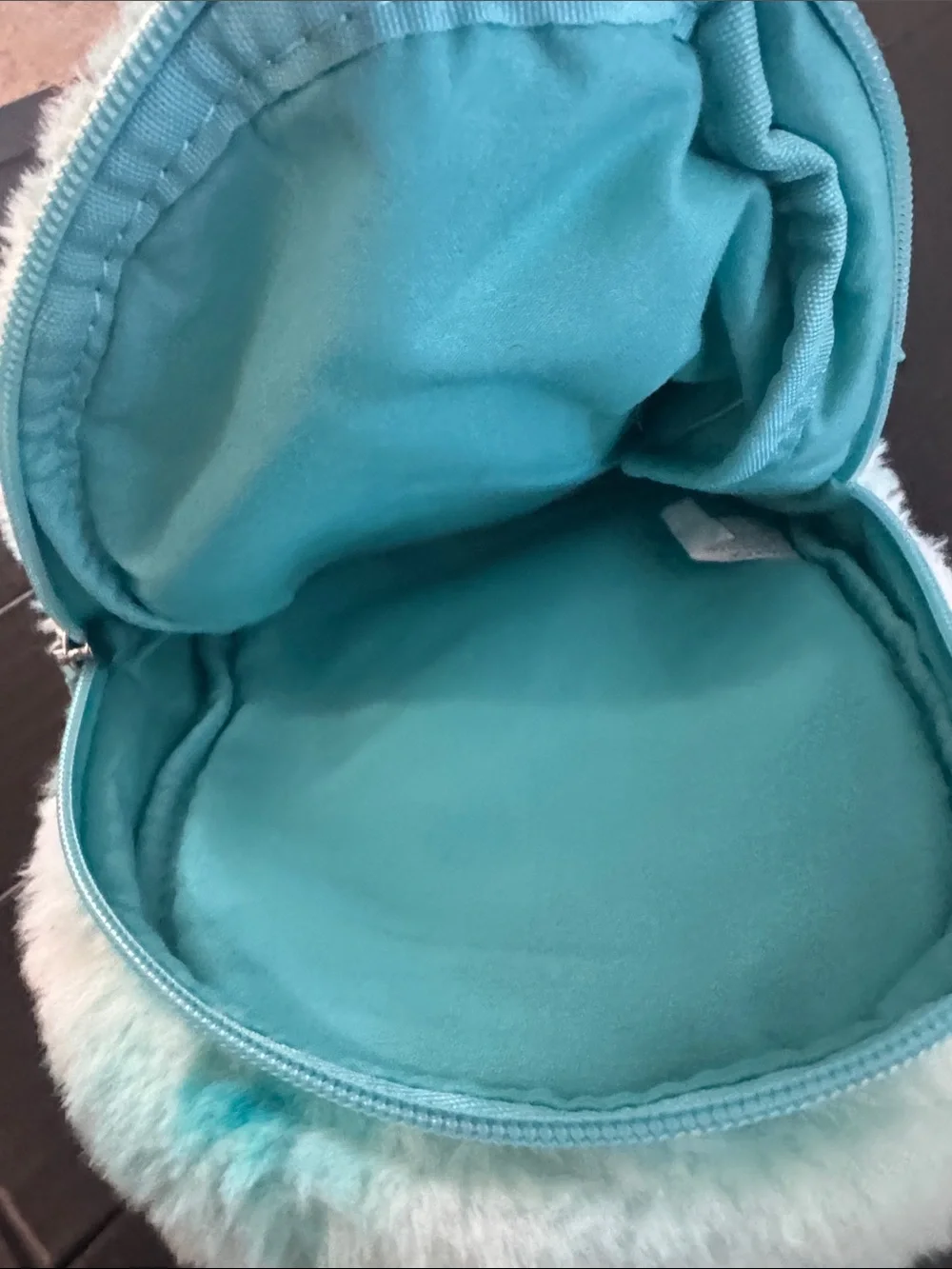 Kids Plush Mini Backpack - Aqua blue